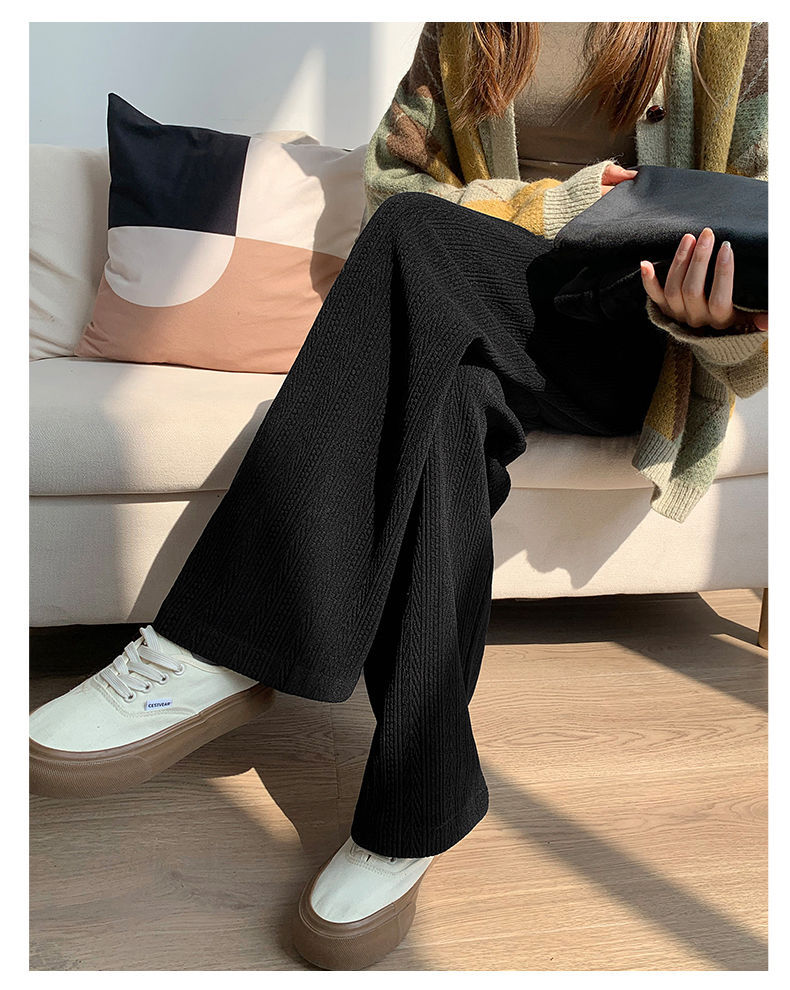 Addison Fleece Wide-leg Pants