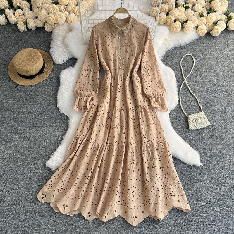 Anne Cut-out Lace Dress