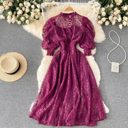 Princess Vintage Elegant Lace Dress Girl