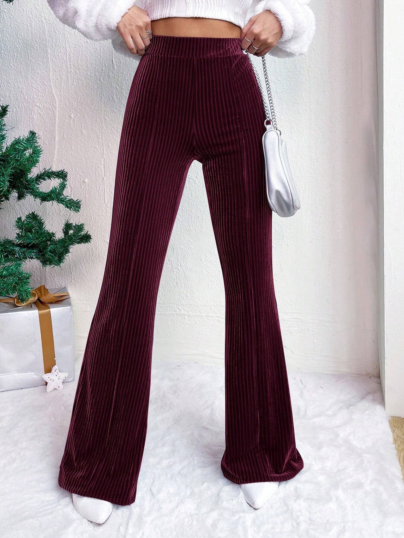 Celina Corduroy Bell-bottom Pants
