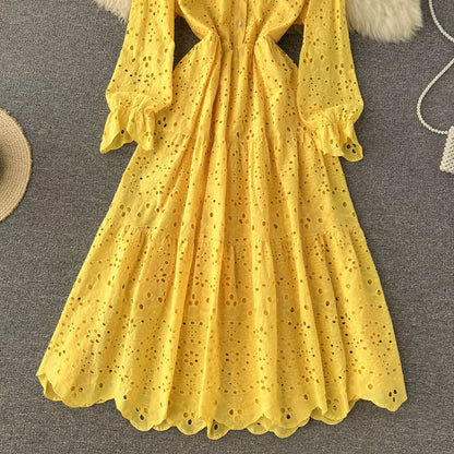 Anne Cut-out Lace Dress