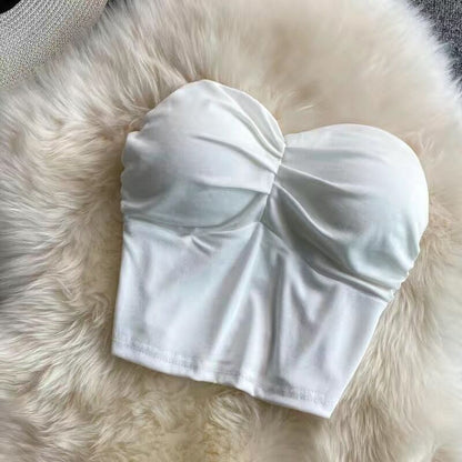 Melanie Ruched Strapless Tube