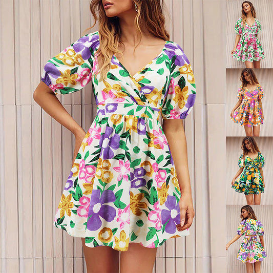 Primrose Blossom A-Line Dress