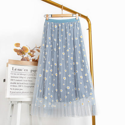 Daisy Chiffon A- Line Skirt