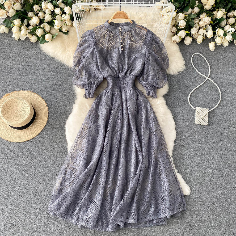 Princess Vintage Elegant Lace Dress Girl