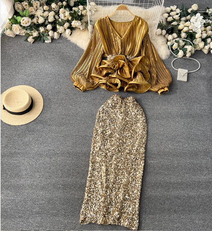 Paris Party skirt and top set