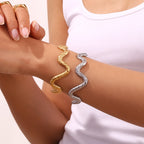 Wave Snake Bracelet