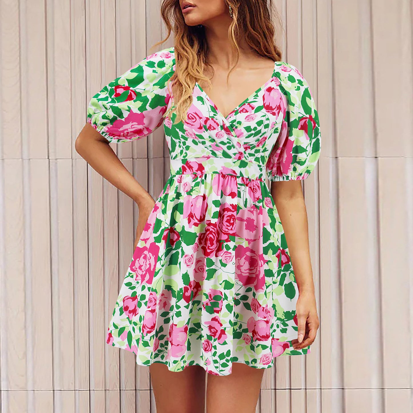 Primrose Blossom A-Line Dress