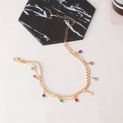 Shell Leaf Anklet