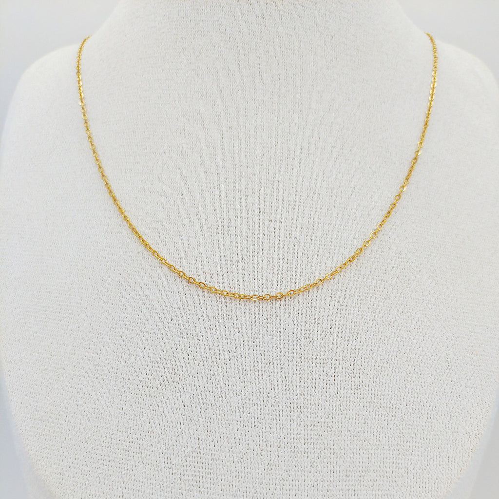 18K Gold Stainless Steel Chain Blade