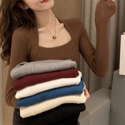 Aria Trendy Knit Layered Top