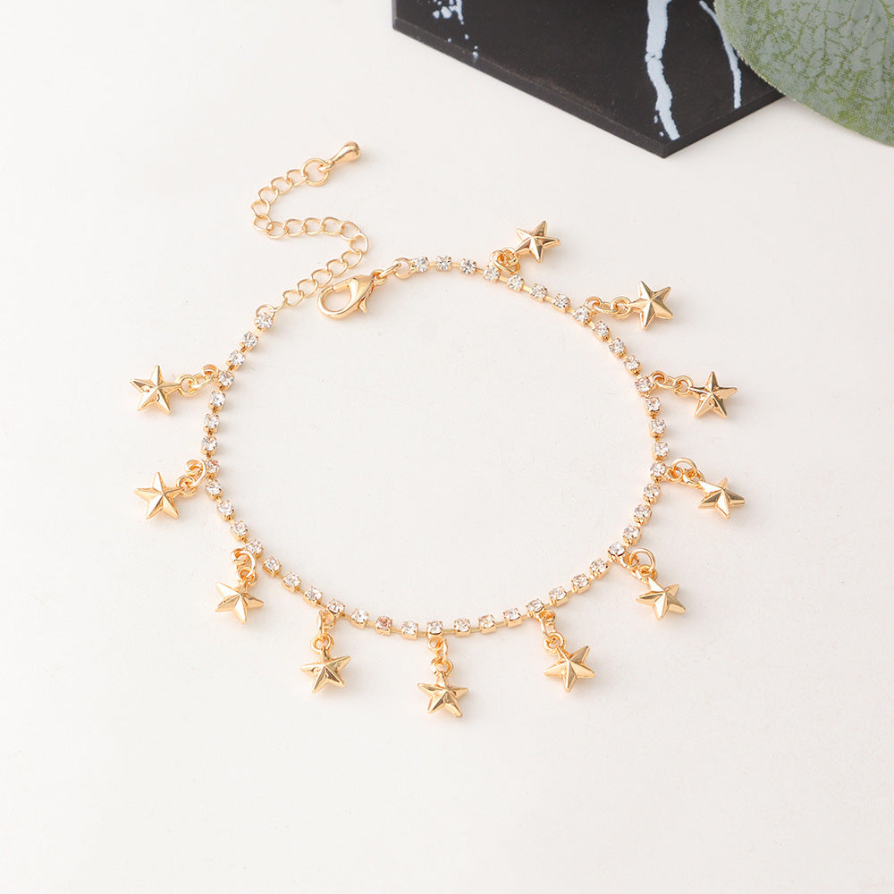 Shell Leaf Anklet