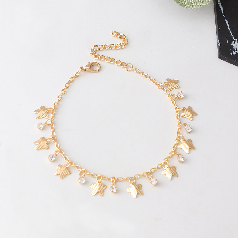 Shell Leaf Anklet