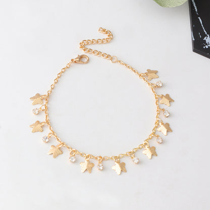Shell Leaf Anklet