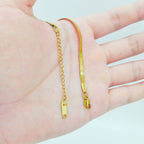18K Gold Stainless Steel Chain Blade