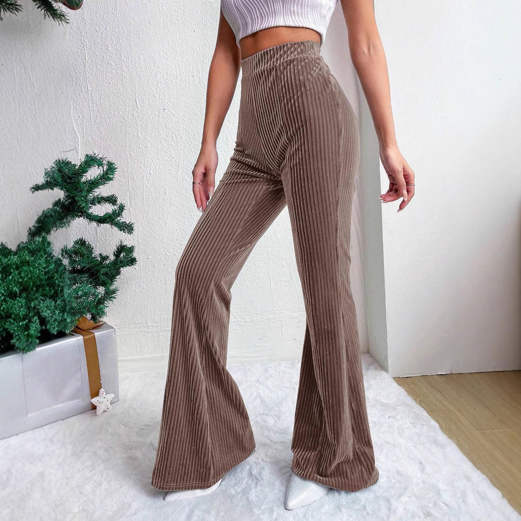 Celina Corduroy Bell-bottom Pants