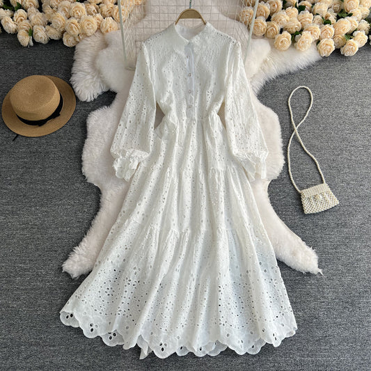 Anne Cut-out Lace Dress