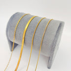 18K Gold Stainless Steel Chain Blade