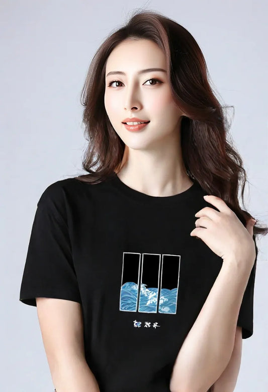 WAVES OVERSIZE TEE